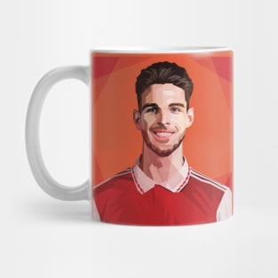 Declan Rice In Vector Art Mug